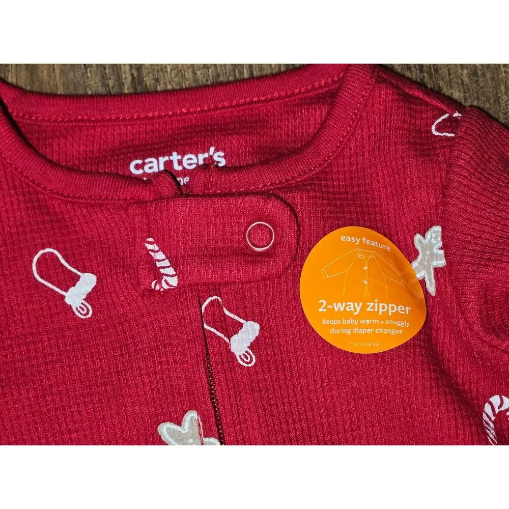 Carter's Red Christmas Sleeper NWT Size 6 months